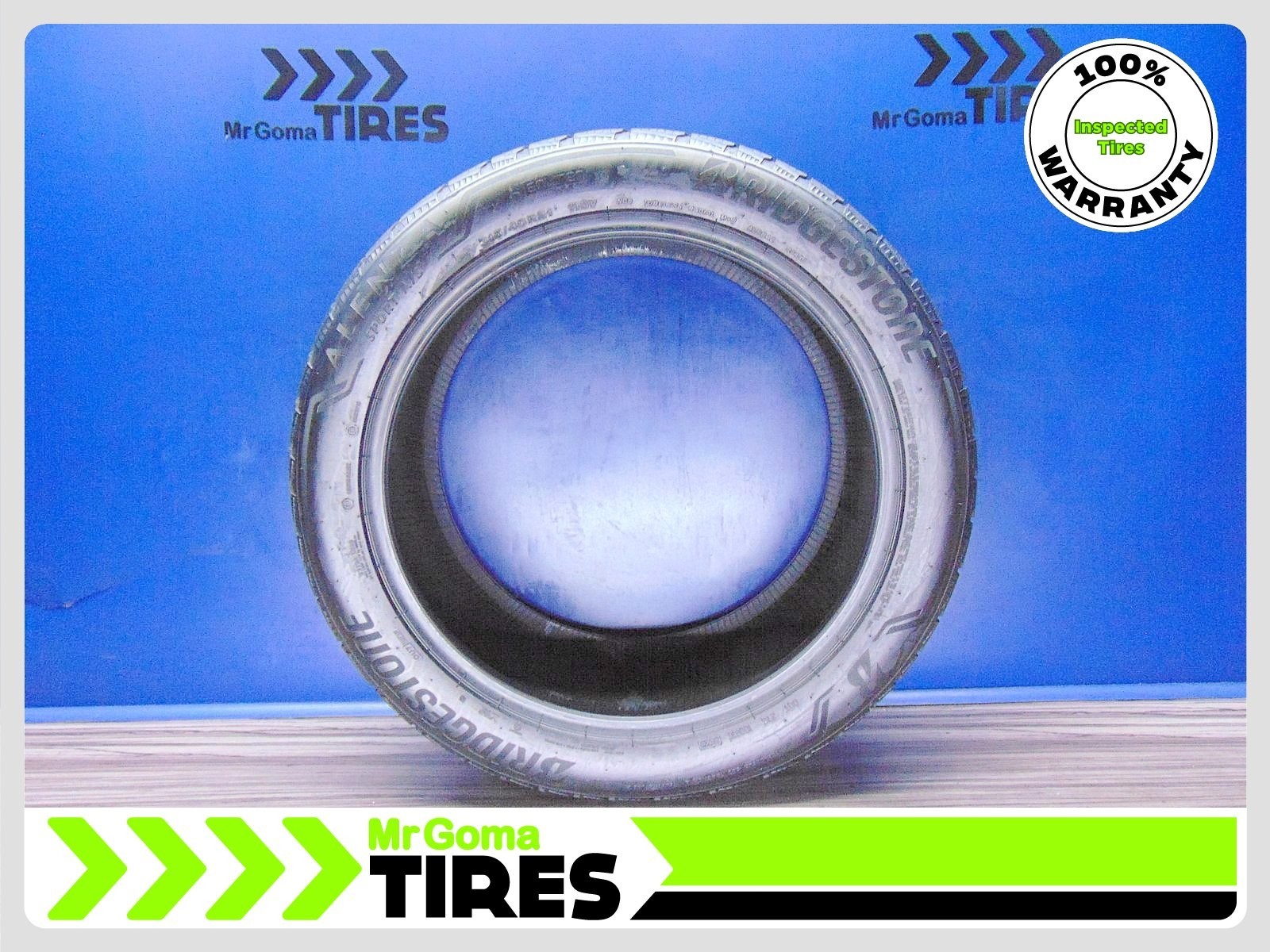 1 BRIDGESTONE ALENZA SPORT A/S XL 315/40R21 USED TIRE 81% LIFE 115V 3154021