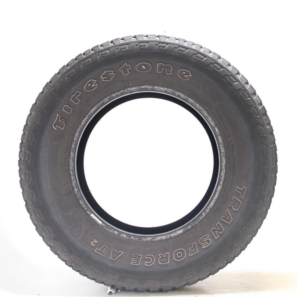 Set of (4) Used LT 275/70R18 Firestone Transforce AT2 – 7-8.5/32 (1AAKM)
