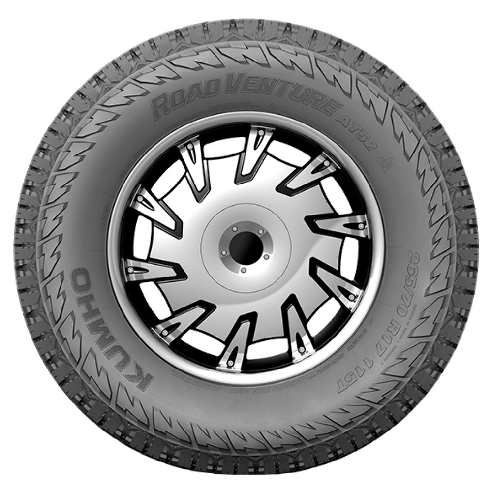 LT285/75R16/10 Kumho Tires Road Venture AT52 Radial Tire 2857516 All Terrain 126