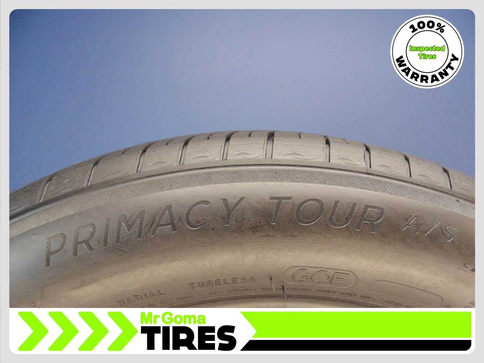 2 MICHELIN PRIMACY TOUR A/S GOE XL 235/55R19 USED TIRES 7.2/32 TREAD 2355519