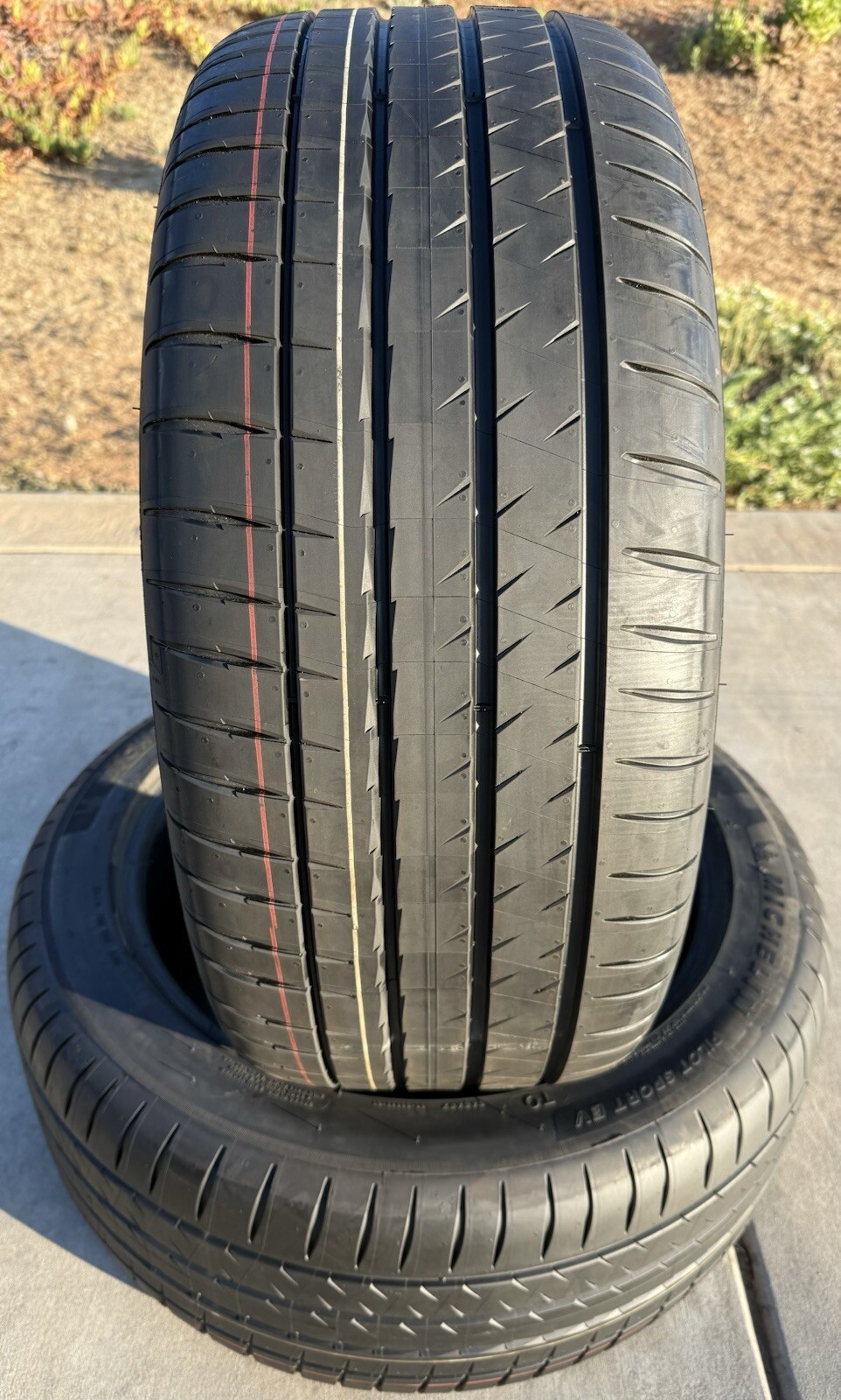 Set of FOUR BRAND NEW 275/45R20 Michelin Pilot Sport EV Noise Canceling Tires
