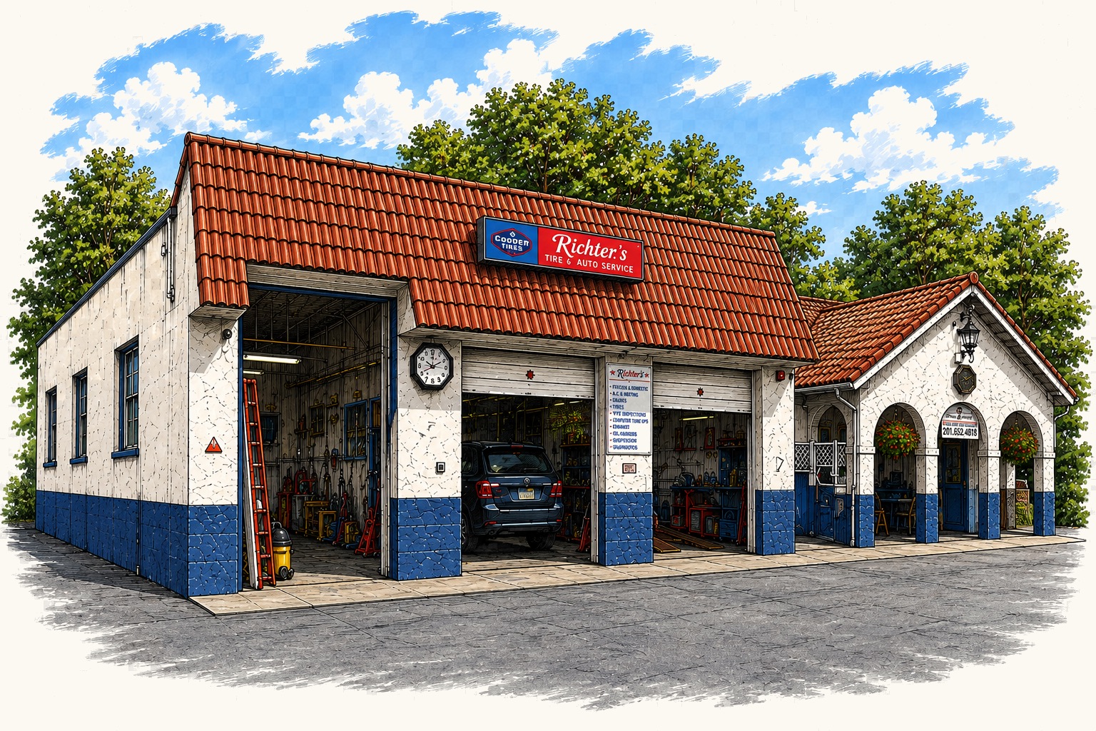 Illustration of Richter's at 209 South Maple Ave