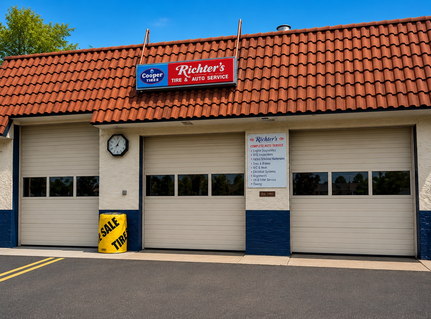 Service bays